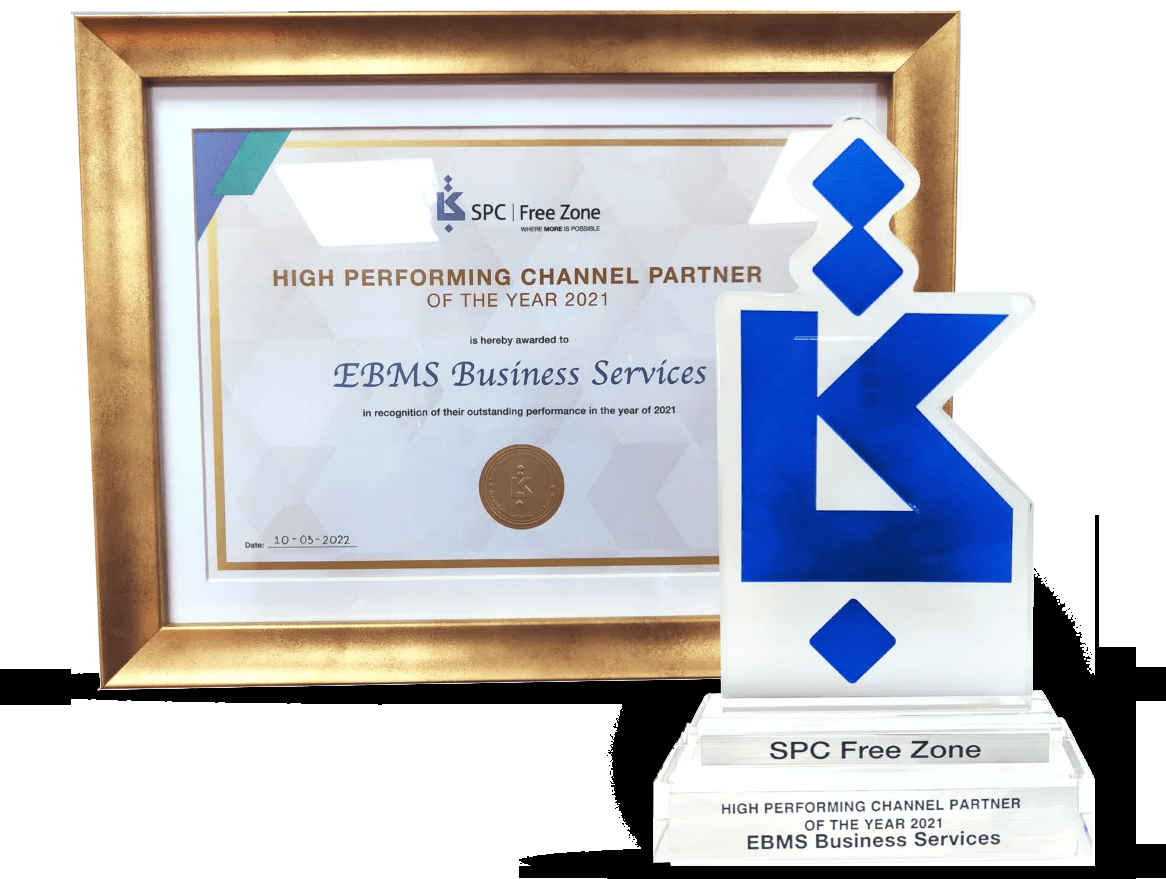 SPC Freezone Appreciation Certificate